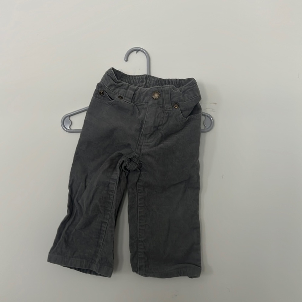 JANIE & JACK 12-18 months grey Cordaroy pants